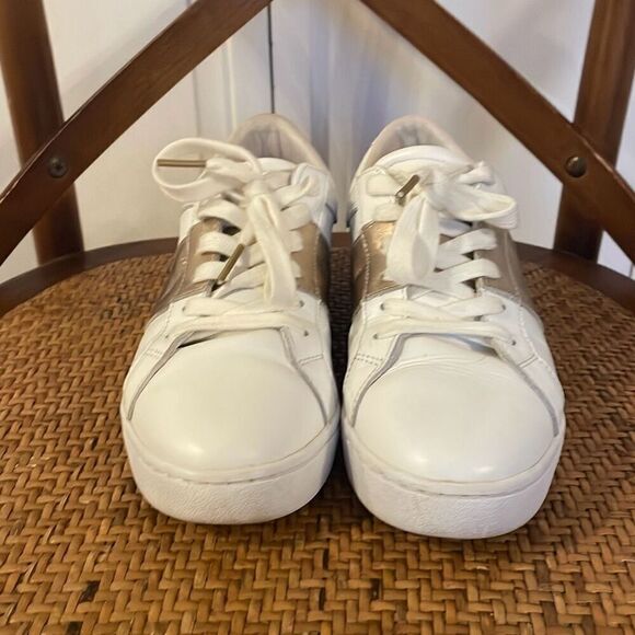 Boden White and Gold Stripe leather sneaker size 37/6 - Picture 4 of 10